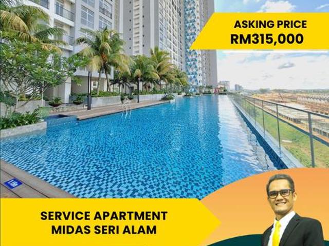 New Unit Service Apartment Midas Seri Alam Near Regency Hospital