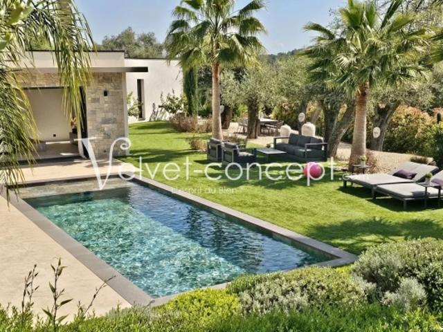 NEW villa contemporaine neuve magnifique jardin domaine fermé prestations et calme