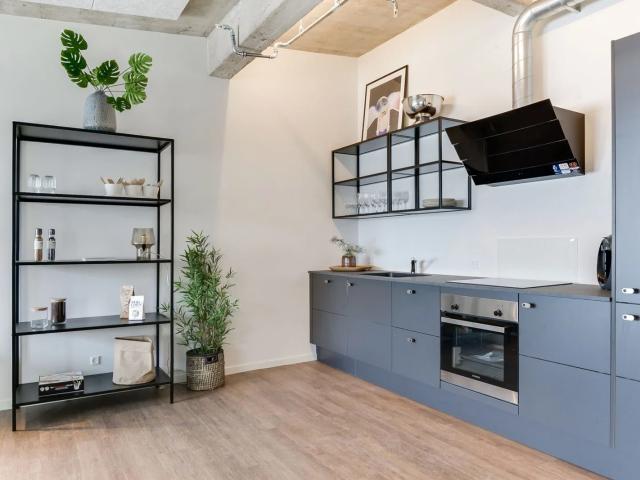 New Yorker lejlighed med rå detaljer i Aalborg Vestby