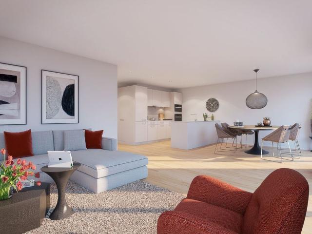 Newly built 3.5 room apartment in the Leuenfeld center