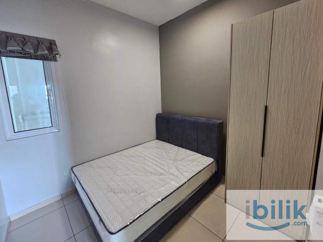 Newly furnished bedroom with new queen sized mattress