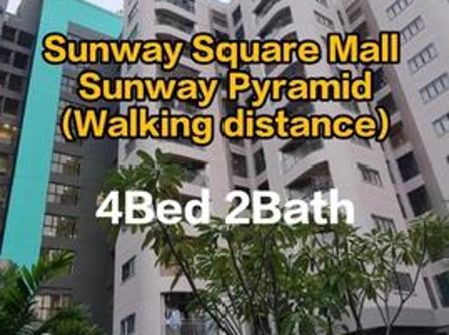 Newly Renovated condo 4 Bedroom Bandar Sunway Sunway Square