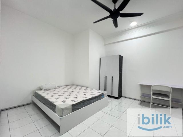 Newly Renovated Fully Furnished Bedroom at Bukit OUG Condo, Bukit Jalil Awan Besar LRT Station