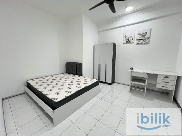 Newly Renovated Fully Furnished Bedroom at Bukit OUG Condo
