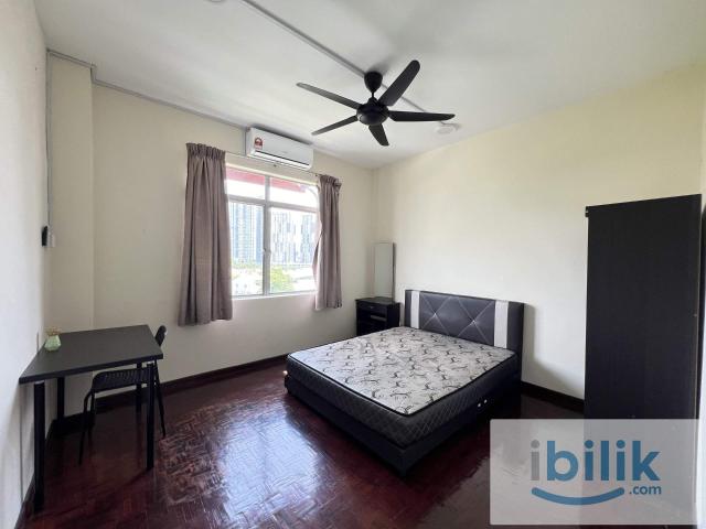 Newly Renovated Fully Furnished Bedroom at Bukit OUG Condo
