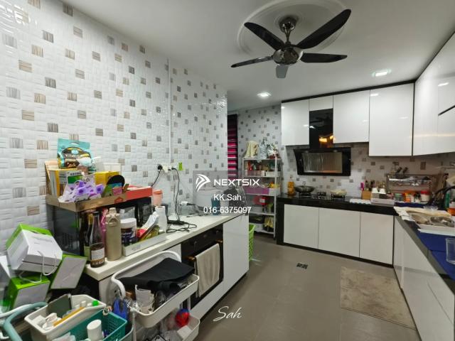 [Newly refurbished] kitchen fully extended! Setia Indah 12 Setia Alam Double Storey Corner House