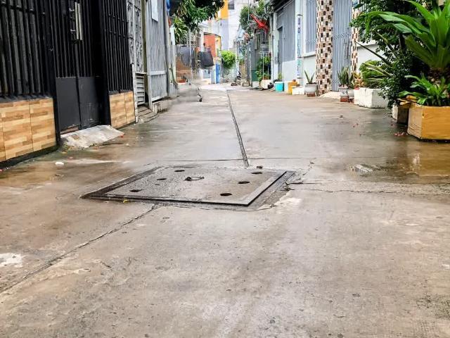 Nhà 4 tầng, gần chợ, Hxh thông, Dt: 66,4m2 _ngang bề thế 6,12m, nở hậu 7,11m tài lộc, chỉ 8,9 tỷ TL