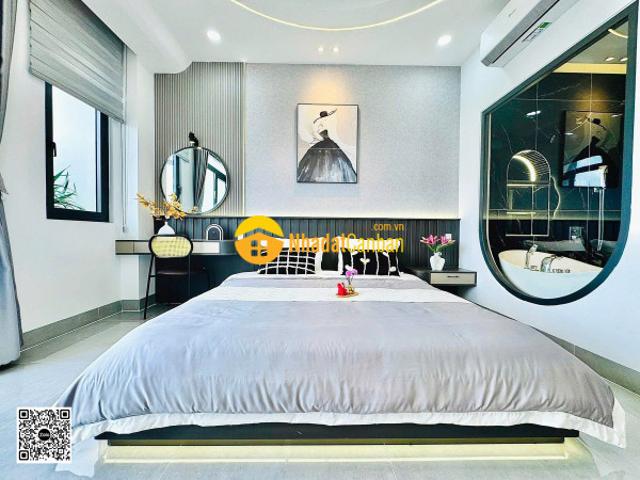 Nhà 5 tầng đẹp full n. Thất tại đường thạnh xuân 25, xe hơi ngủ trong nhà, 7.6x tỷ tl