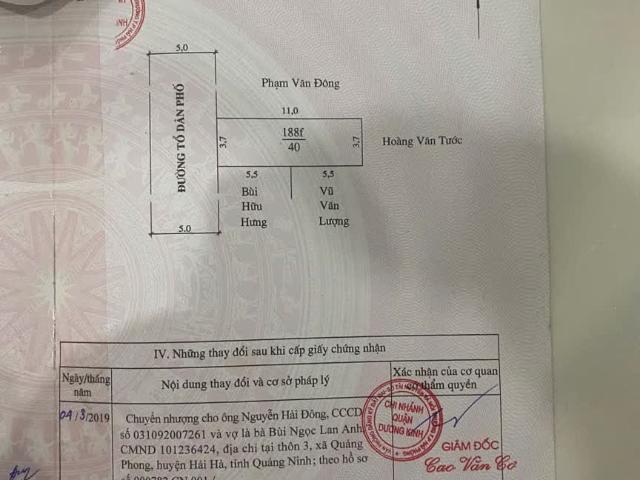 Nhà cấp 4 Tân Thành Dương Kinh giá 1.3xx tỷ – Hàng hiếm khu trung tâm, ngõ 5m ô bàn cờ ZALO
