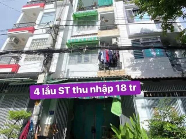 Nhà HXT 4 Tầng 6pn Đỗ Thừa Luông Tân Phú Nhỉnh 6 Tỷ Xíu