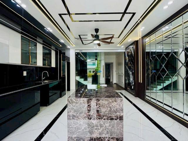 Nhà mặt đường Dân Lập Xây mới 4 tầng, thang máy, sân vườn cực đẹp