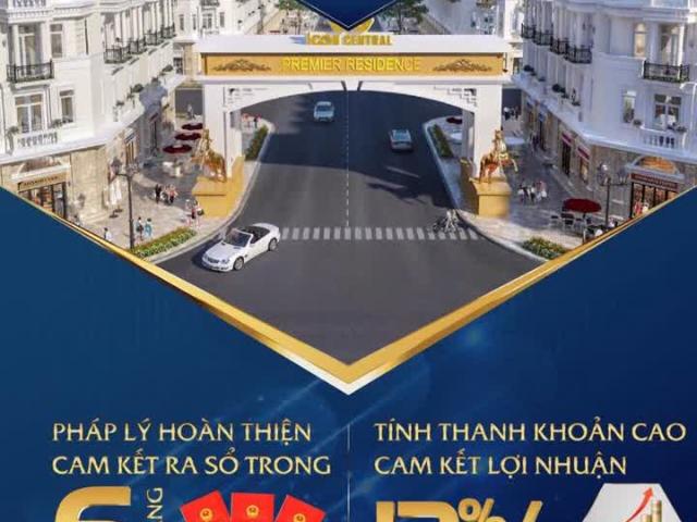Nhà mặt phố ICON CENTRAL BÌNH DƯƠNG Nơi an cư lý tưởng, đồng bộ 1 trệt 2 lầu giá chỉ 5 tỷ