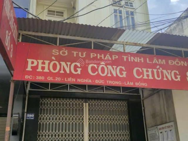 Nhà mặt tiền – giá tốt – chính chủ cần bán nhà tại thị trấn liên nghĩa, huyện đức trọng, lâm đồng