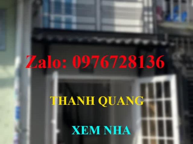 Nhà Nhỏ Cực Hiếm 1 Trệt 1 Lầu 1 Tỷ 6 Đường Nguyễn Văn Lượng, Sổ Hồng Riêng