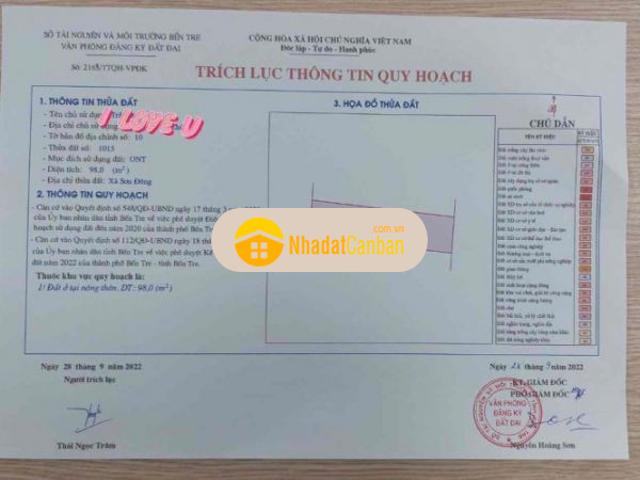 Nhà sơn đông tp bến tre 98 m2