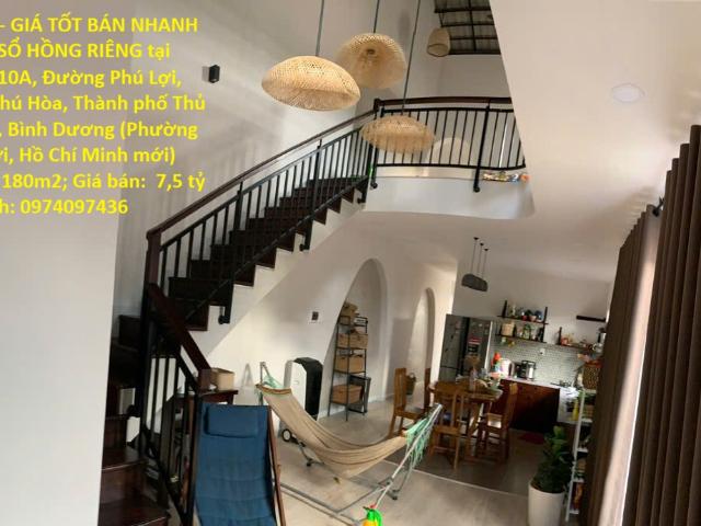 Nhà đẹp giá tốt bán nhanh nhà sổ hồng riêng tại thành phố thủ dầu một, bình dương