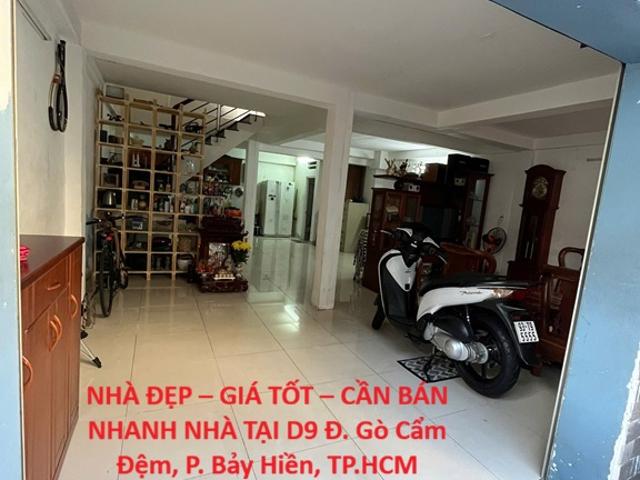 Nhà đẹp – giá tốt – cần bán nhanh nhà tại d9 đ. Gò Cẩm Đệm, P. Bảy Hiền, TP. HCM