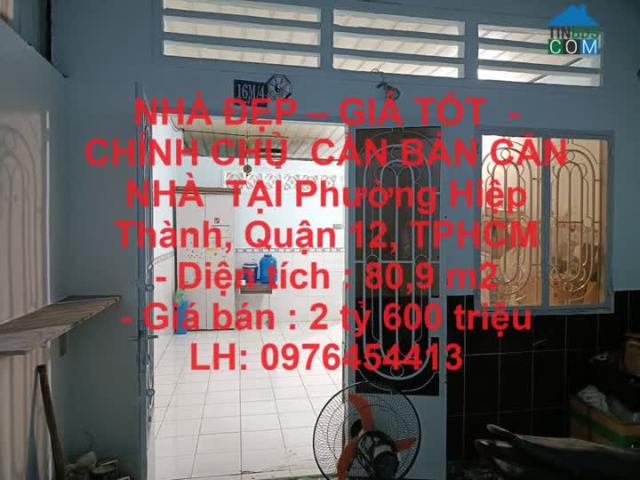 Nhà Đẹp – Giá Tốt Chính Chủ Cần Bán Căn Nhà Tại Phường Hiệp Thành, Quận 12, TPHCM
