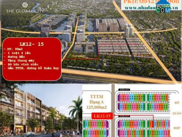 Nhà phố thương mại Shophouse The Global city Thành phố Thủ Đức