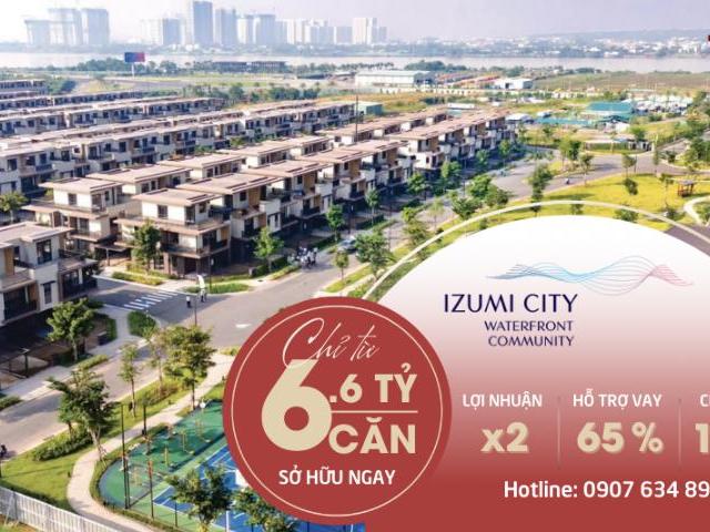 Nhà Phố Vườn 4PN Tại Izumi City Chỉ 5,846 Tỷ – Giá Rẻ Bất Ngờ, Ưu Đãi Siêu Khủng!