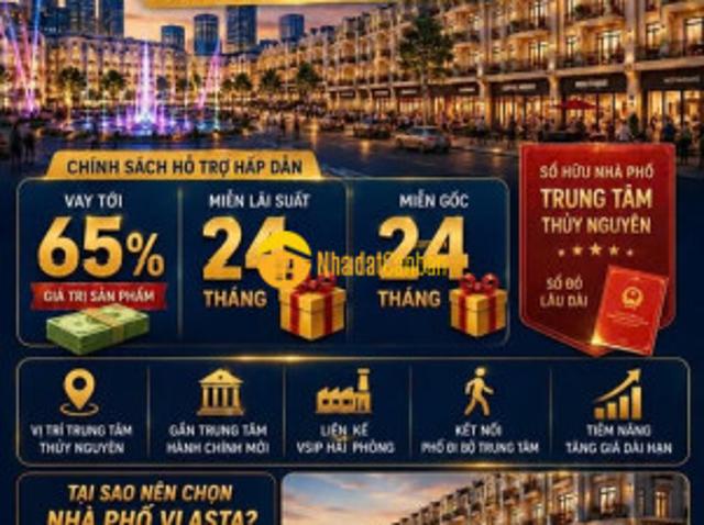 Nhà phố vlasta đầu tư nhẹ vốn, hiệu quả cao