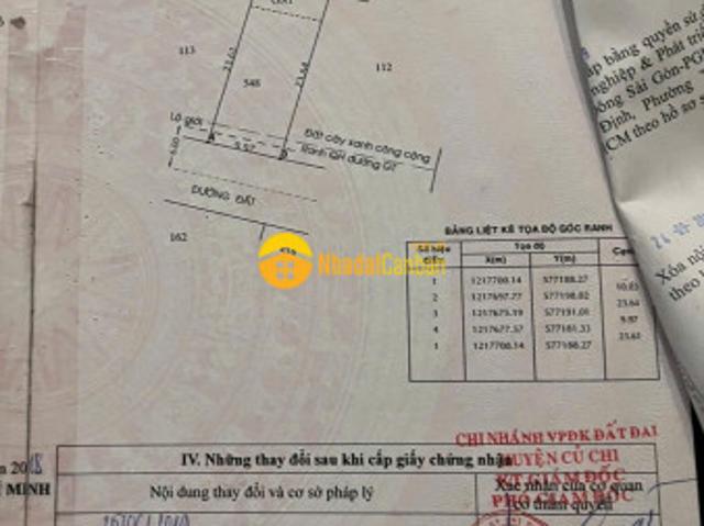 Nhà vườn mặt tiền đường phạm thị chanh xã phước hiệp, củ chi tổng dt 240m2 giá 2,5 tỷ