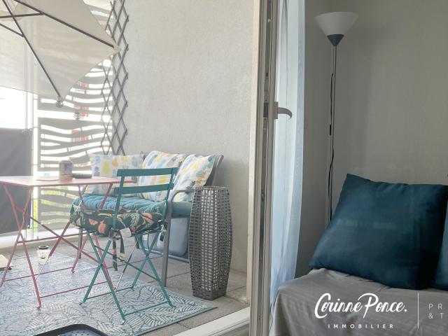 NIMES APPARTEMENT P3 TERRASSE ASCENSEUR GARAGE RESIDENCE DE STANDING PROPOSE PAR CORINNE PONCE IMMOBILIER