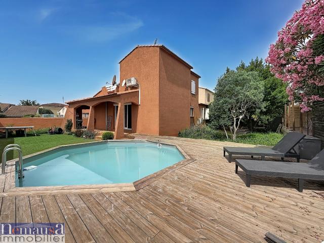 Nîmes, proche CHU, villa T5 de 120 m2