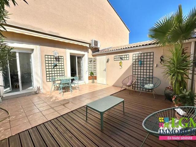 NÎMES Spacieux 3 pièces avec jardin et garage