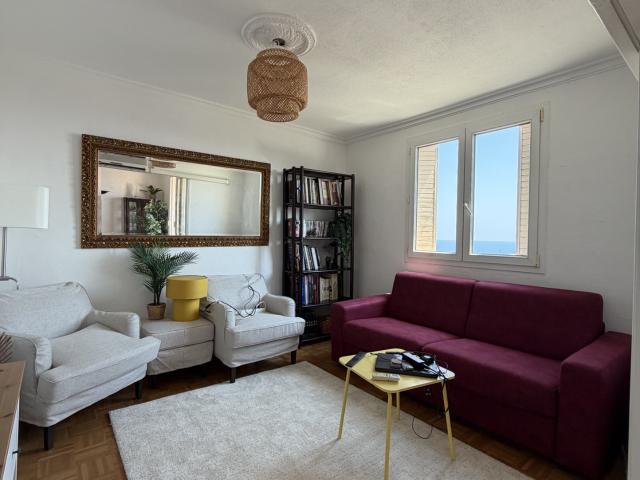 nice ouest / avenue sainte marguerite colocation étudiante 4 pièces meublé étage élevé 77,22m2
