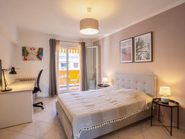 Nice ouest / EDHEC / ARENAS Chambre à louer dans appartement refait à neuf