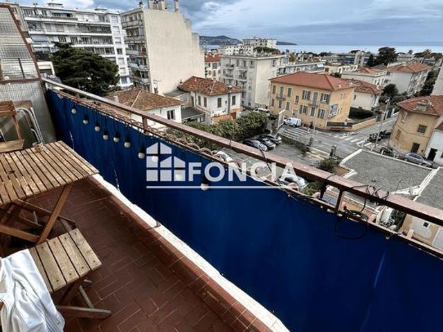 Nice Ouest / Saint Augustin / VUE MER Studio avec terrasse, parking et cave