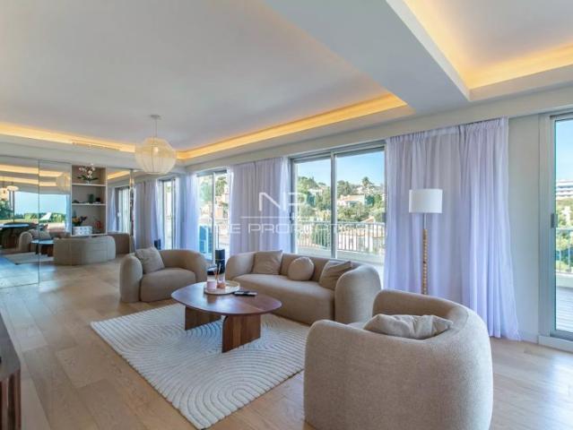 Nice bas Fabron, exceptionnel Penthouse de 4 pièces avec vue mer panoramique et studio indépendant