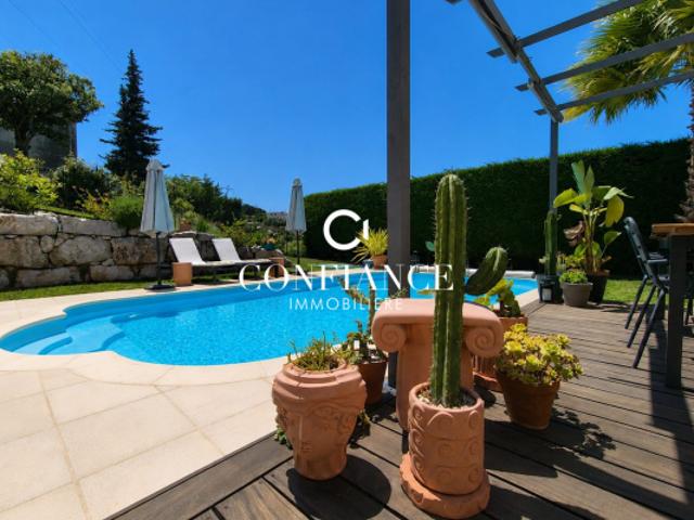 NICE BELLET VILLA INDIVIDUELLE PISCINE 2 GARAGES