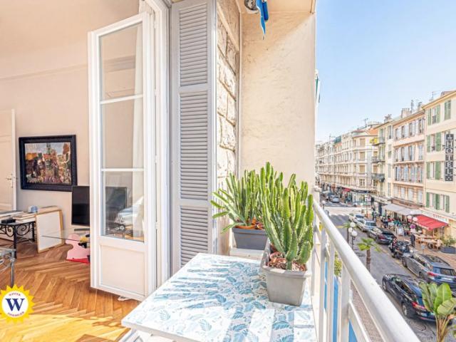 Nice Carré d'Or – Appartement 3 pièces Art déco rénové