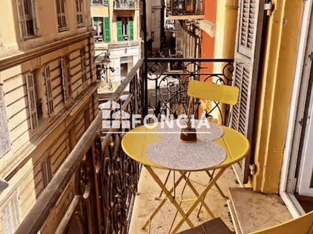 NICE CARRE D'OR LIBERTE 2P 26m² RENOVE AVEC BALCON