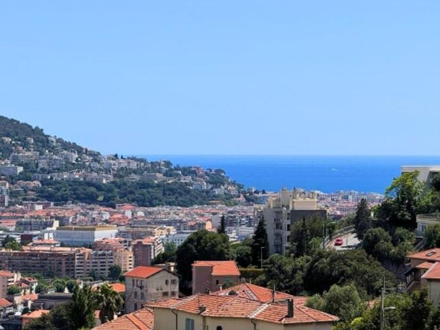 NICE CIMIEZ 3 PIÈCES AVEC APERÇU MER ET PARKING