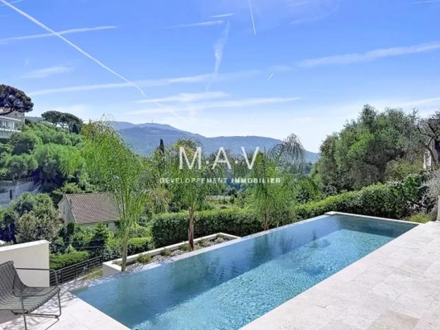 NICE COLLINES/GAIRAUT VILLA 6 PIÈCES 190 M2 RÉNOVÉE PISCINE VUE DÉGAGÉE