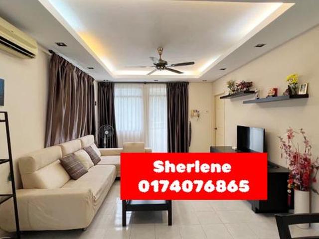 Nice Condition 2Carpark Asia Height Ayer Itam Fully Reno Selling338k