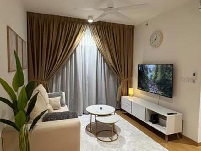 Nice Cozy ID Fully Furnished 2R1B Maya Bay Gamuda Cove for Rent