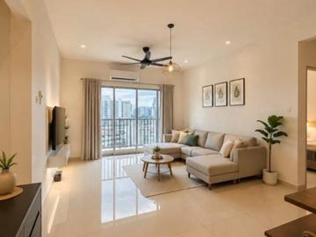 Nice Fully Furnished 3R2B Corner Type The Edge Residence USj for Rent