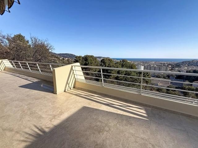 Nice Gairaut Dernier étage Appartement/Villa avec terrasse et vue mer