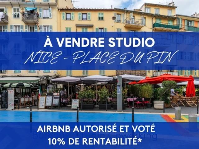 Nice Le Port Grand Studio sur la Place du Pin Location Saisonnière autorisée
