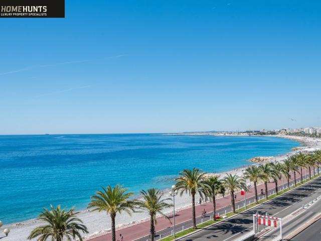 Nice Promenade des Anglais – 2/3 bedroom apartment with sea. 122m² Nice