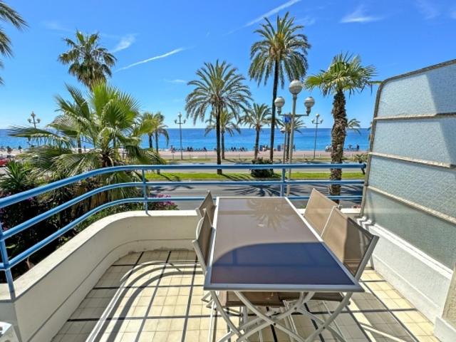 NICE PROMENADE DES ANGLAIS APPARTEMENT A VENDRE GRAND 3P DE 94 M² FACE A LA MER TERRASSE EXPOSITION SUD LUMINEUX