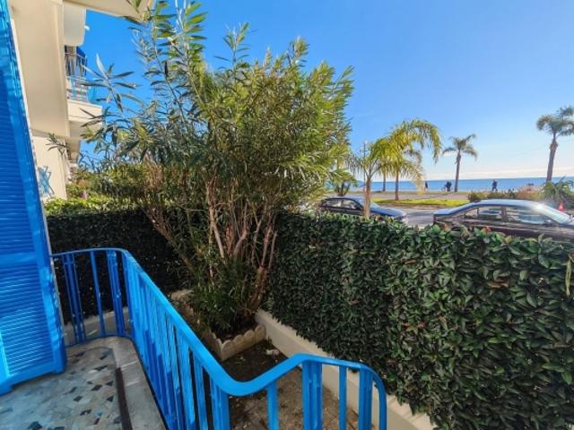 NICE PROMENADE DES ANGLAIS REZ DE JARDIN DUPLEX A VENDRE 3P DE 93 M² VUE MER HAUTEUR SOUS PLAFOND FIN BAIL 11/2026