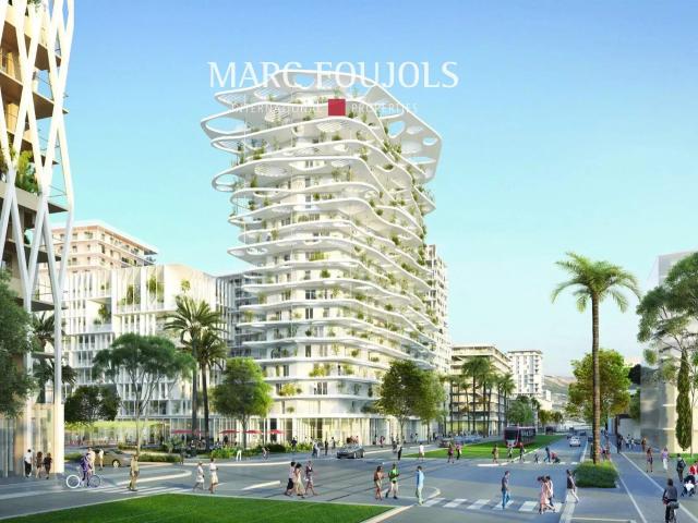 Nice Programme neuf 2 pièces. Balcon vue mer et parking 44m² Nice