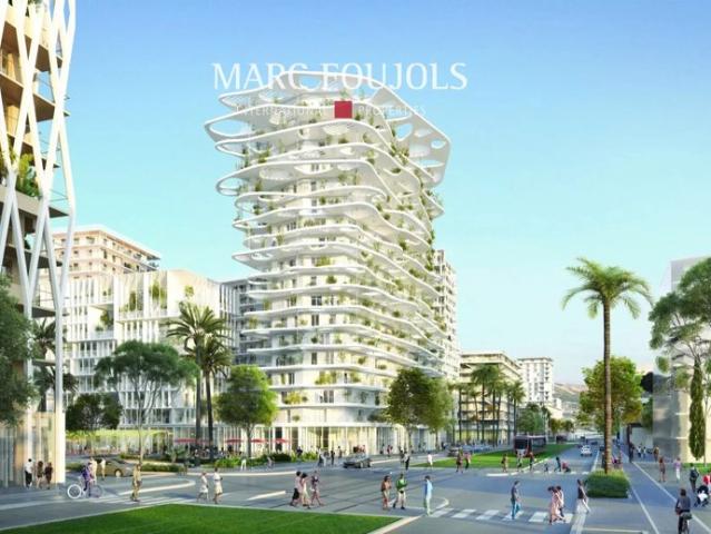 Nice Programme neuf 2 pièces. balcon vue mer et parking