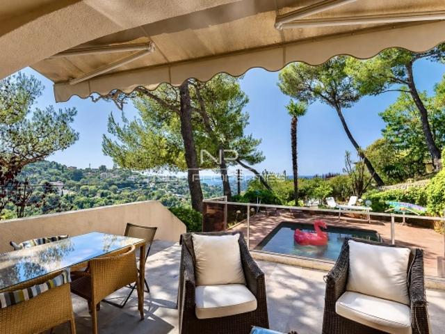 Nice, Saint Pancrace, superbe villa 6 pièces, Vue mer