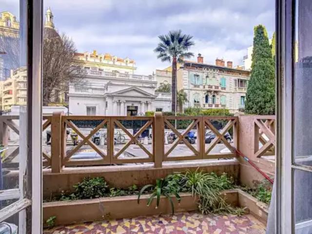 Nice 06000 Achat / Vente appartement 1 pièce t1 terrasse cave